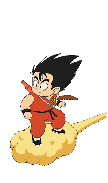 Goku on Nimbus